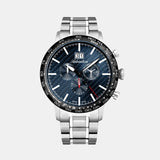 Men Quartz Blue Dial Chronograph Stainless Steel Watch A8383.4115CH