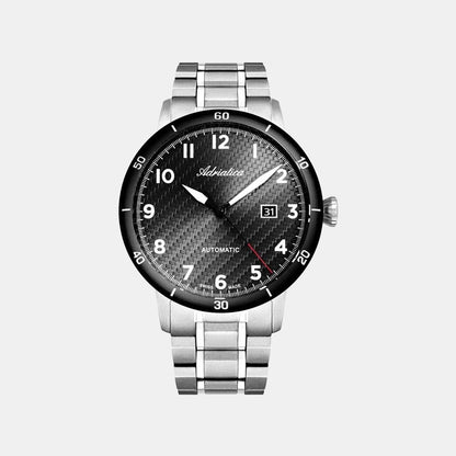 Aviation Men Quartz Grey Dial Analog Titanium Watch A8383.4126A