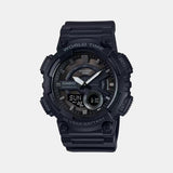 Youth Unisex Quartz Black Dial Analog-Digital Resin Watch AD218