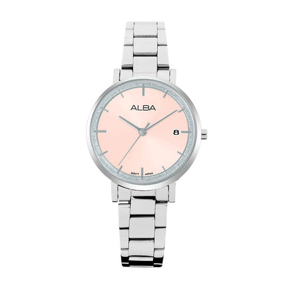 AG8M77X1 Light Pink Dial Ladies Watch