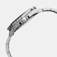 Active Men Quartz Black Dial Analog Stainless Steel Watch AG8N45X1