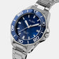 Active Women Quartz Blue Dial Analog Stainless Steel Watch AG8P25X1