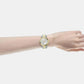Active Women Quartz Silver Dial Analog Stainless Steel Watch AG8Q36X1