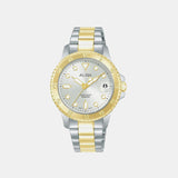 Active Women Quartz Silver Dial Analog Stainless Steel Watch AG8Q36X1