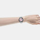 Men Quartz Pink Dial Analog Stainless Steel Watch AG8Q37X1