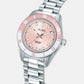 Active Women Quartz Pink Dial Analog Stainless Steel Watch AG8Q71X1