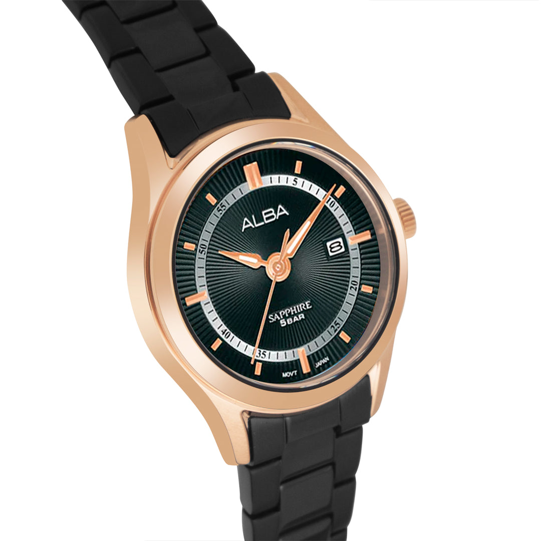 AH7BP8X1 Asterix Black Ladies Watch