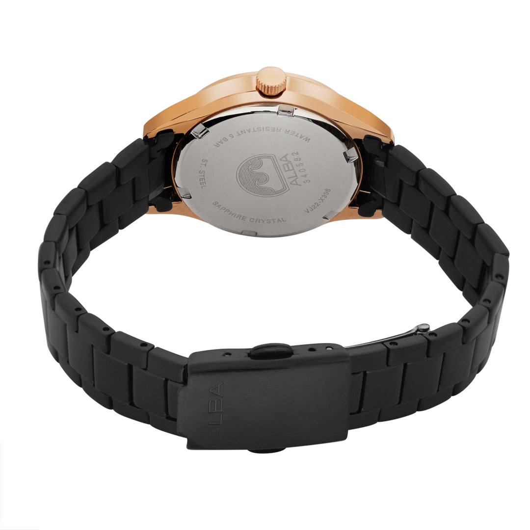 AH7BP8X1 Asterix Black Ladies Watch