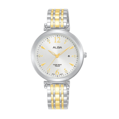 AH7BW1X1 White Gold Ladies Watch