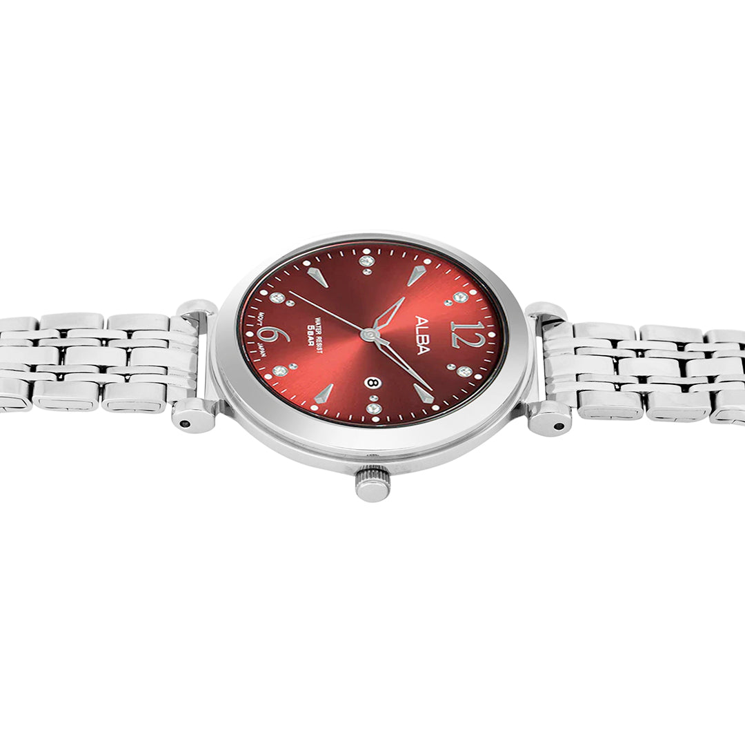 AH7BW3X1 Cherry Brown Ladies Watch