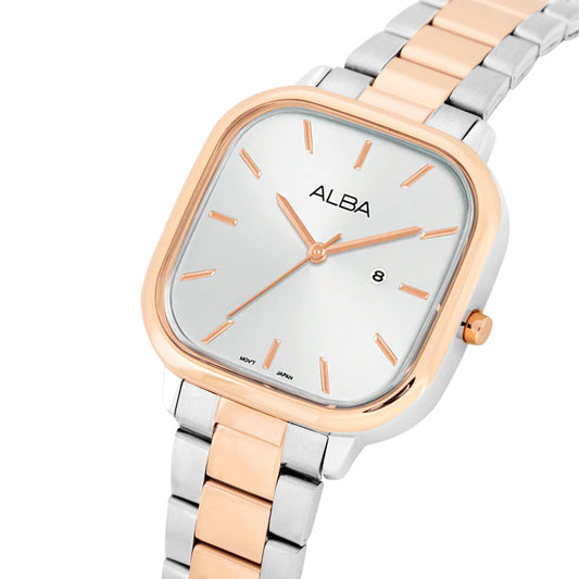 AH7BZ0X1 Snazzy Square Dial Ladies Watch