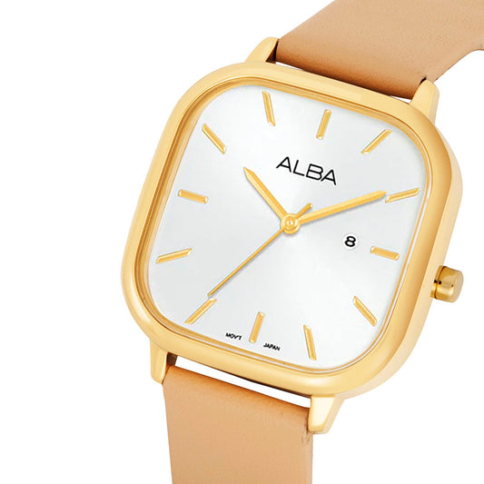 AH7BZ6X1 Moonstone White Ladies Watch