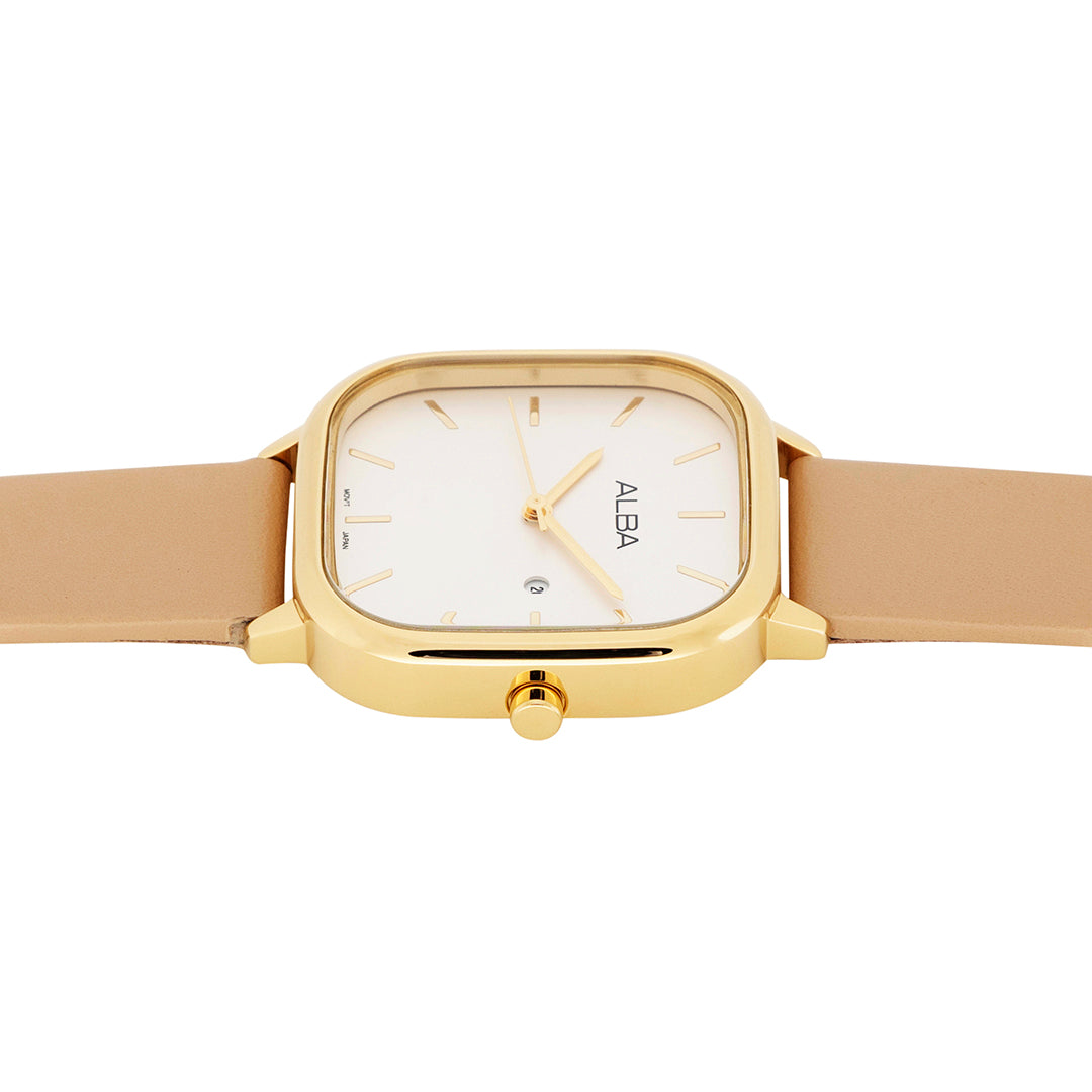 AH7BZ6X1 Moonstone White Ladies Watch