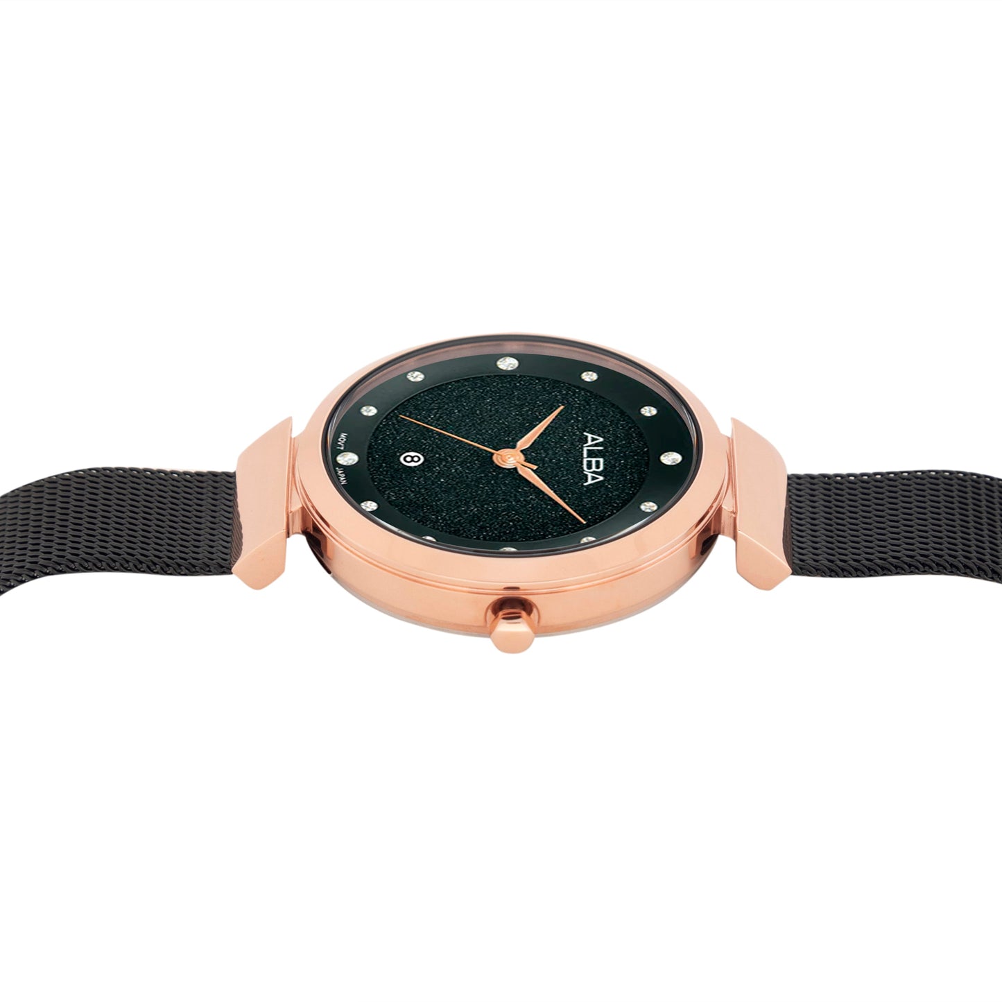 AH7BZ8X1 Black Shimmer Ladies Watch