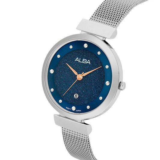 AH7CA3X1 Blue Shimmer Ladies Watch