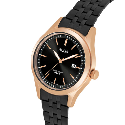 AH7CE2X1 Onyx Black Ladies Watch