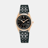 Onyx Women Quartz Black Dial Analog Stainless Steel Watch AH7CE2X1
