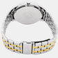 Women Quartz Silver Dial Analog Stainless Steel Watch AH7CF0X1