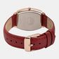 Fashion Women Quartz White Dial Analog Leather Watch AH7CT2X1