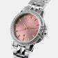 Women Quartz Brown Dial Analog Stainless Steel Watch AH7CX5X1