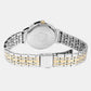 Fashion Women Quartz Champagne Dial Analog Stainless Steel Watch AH7EA4X1