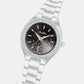 Fashion Women Quartz Multicolour Dial Analog Stainless Steel Watch AH7ET9X1
