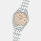 Fashion Women Quartz Champagne Dial Analog Stainless Steel Watch AH7EY9X1