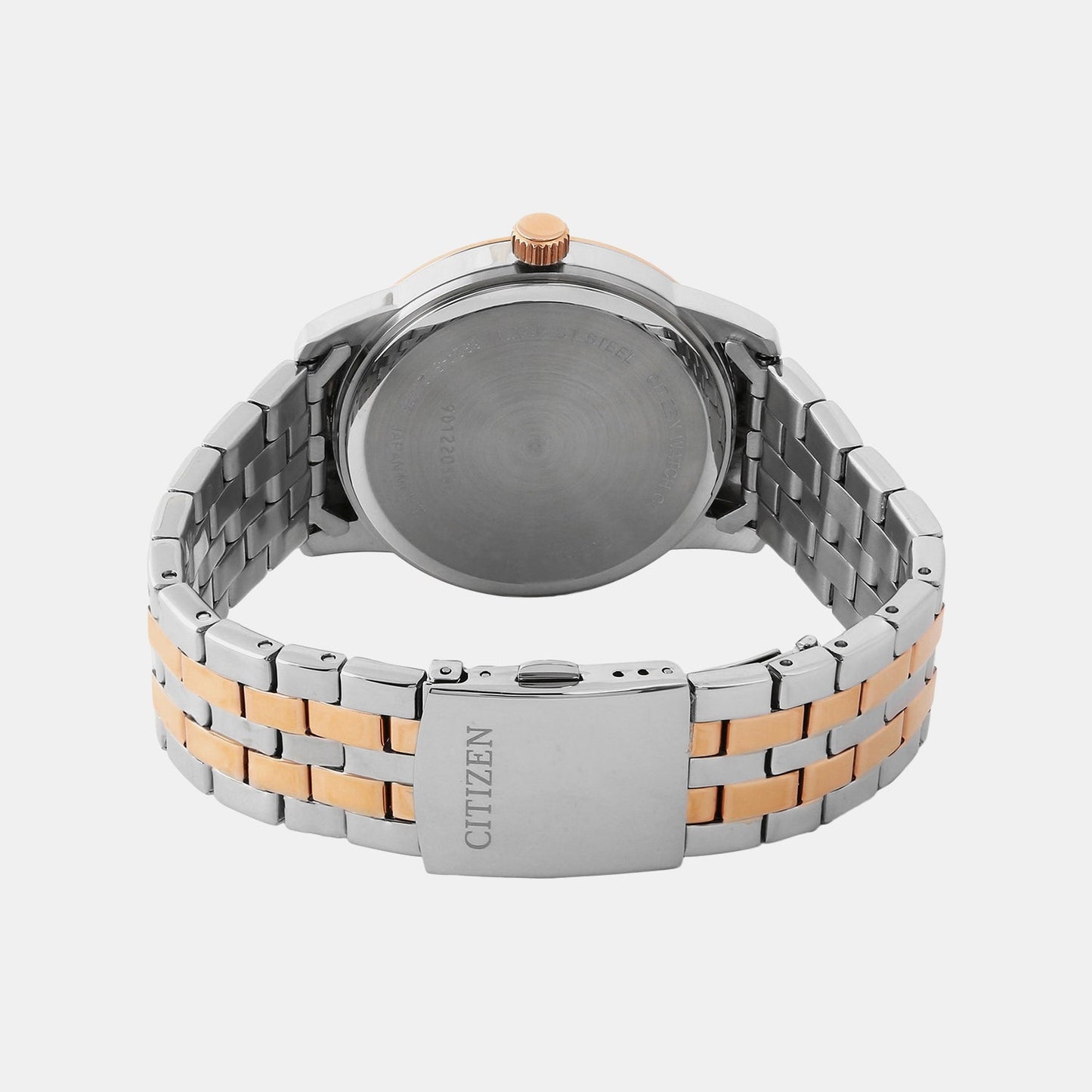 Men Quartz Silver Dial Analog Stainless Steel Watch AK5006-58A
