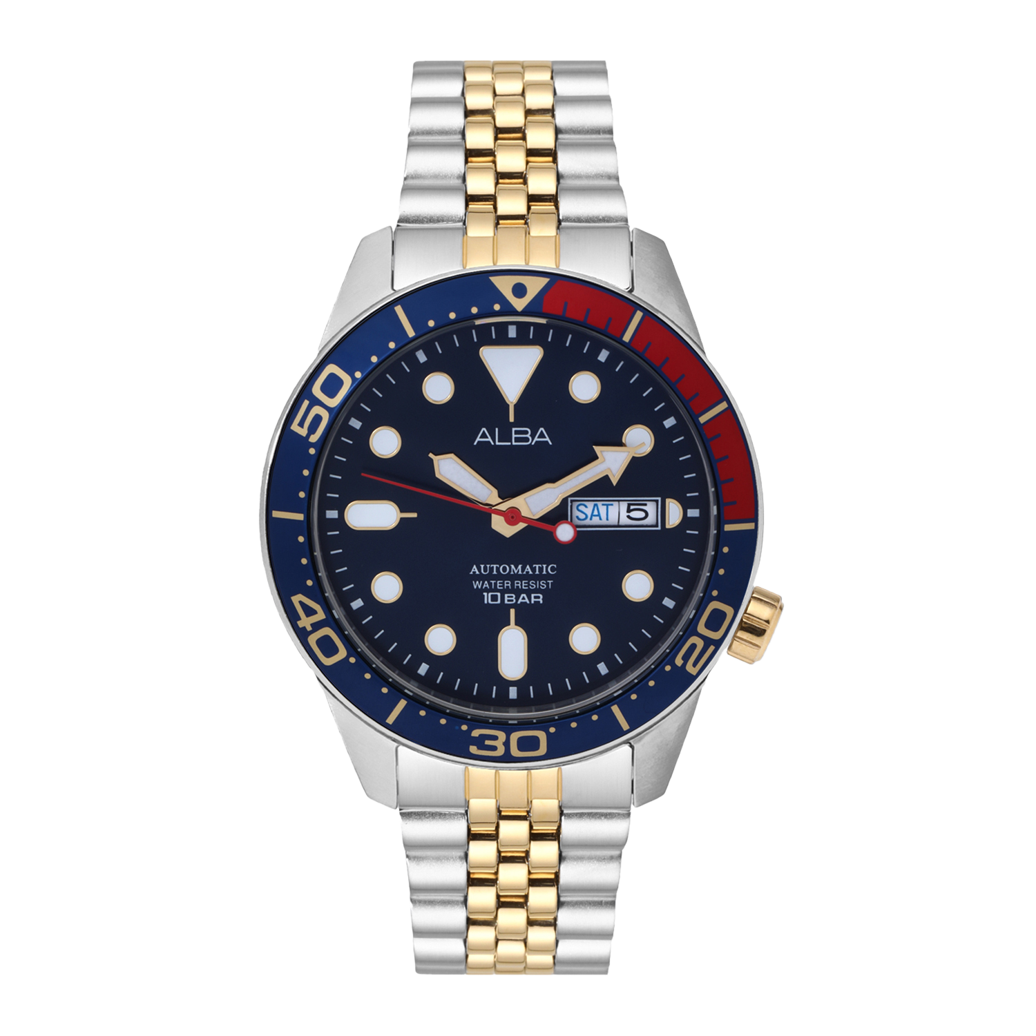 Alba AL4185X1 Blue Dial Mechanical