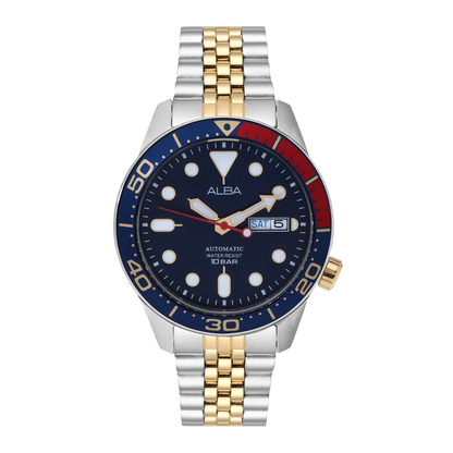 Alba AL4185X1 Blue Dial Mechanical
