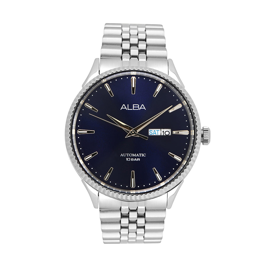 AL4237X1 Blue Dial Silver Strap Automatic Watch