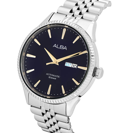AL4237X1 Blue Dial Silver Strap Automatic Watch