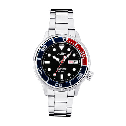 AL4247X1 Blue-Red Rotating Bezel Automatic Watch