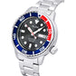 AL4247X1 Blue-Red Rotating Bezel Automatic Watch