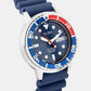 Fashion Men Automatic Blue Dial Analog Silicone Watch AL4251X1