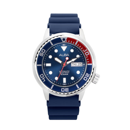 AL4251X1 Blue-Red Rotating Bezel Automatic Watch