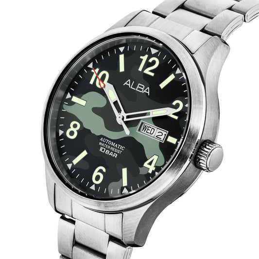 AL4275X1 Black Camouflage Dial Automatic Watch
