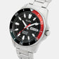 Men Automatic Black Dial Analog Stainless Steel Watch AL4457X1