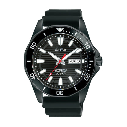 Alba AL4463X1 Ebony Black Dial Mechanical