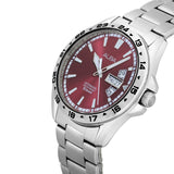 AL4477X1 Red Dial With Metal Strap Automatic Watch