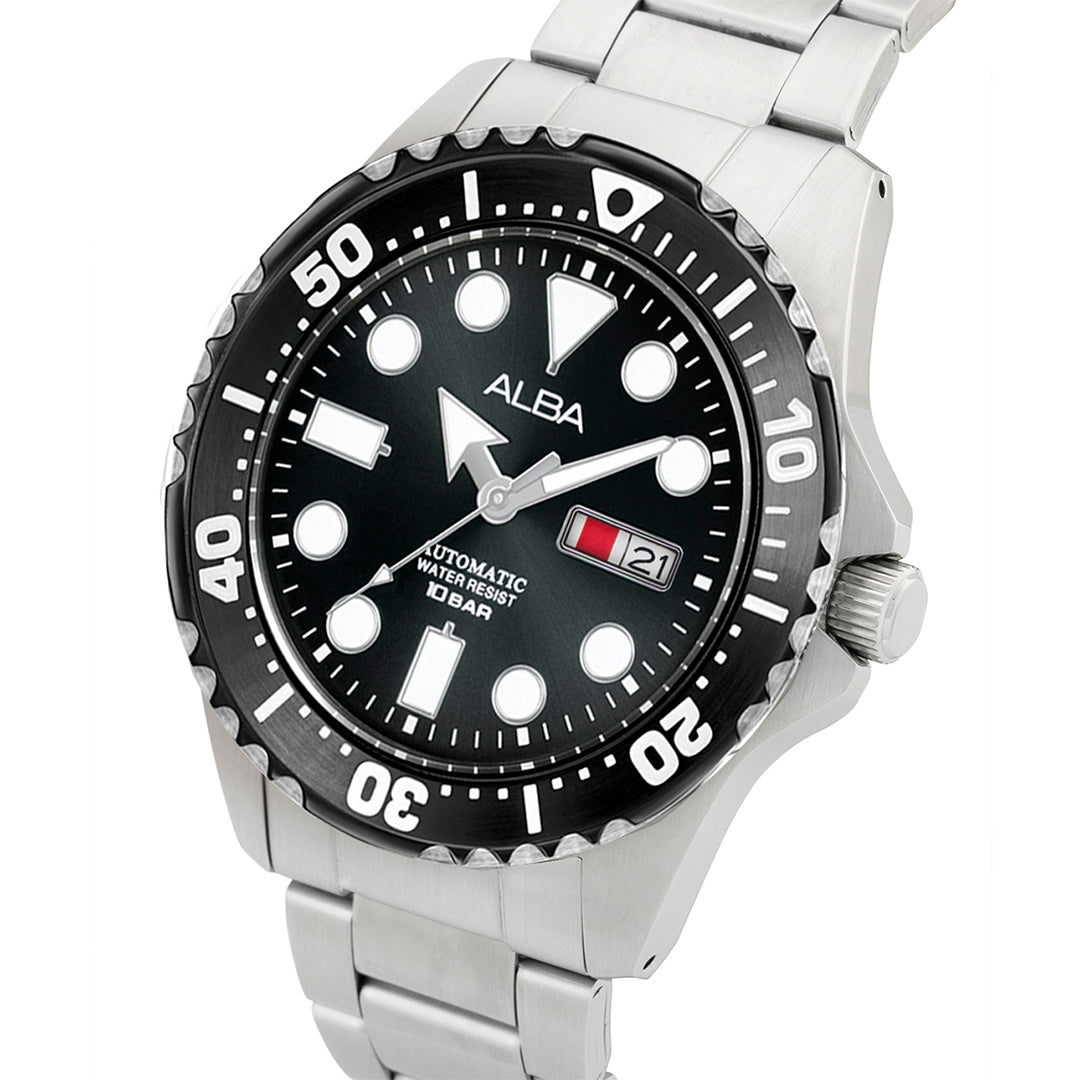 Alba AL4485X1 Black Arcane With Metal Strap Mechanical