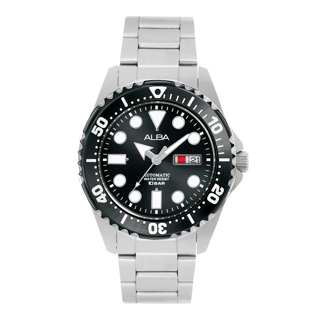 Alba AL4485X1 Black Arcane With Metal Strap Mechanical