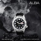 Men Automatic Black Dial Analog Rubber Watch AL4571X1