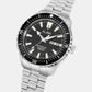 Mechanical Men Automatic Black Dial Analog Stainless Steel Watch AL4743X1