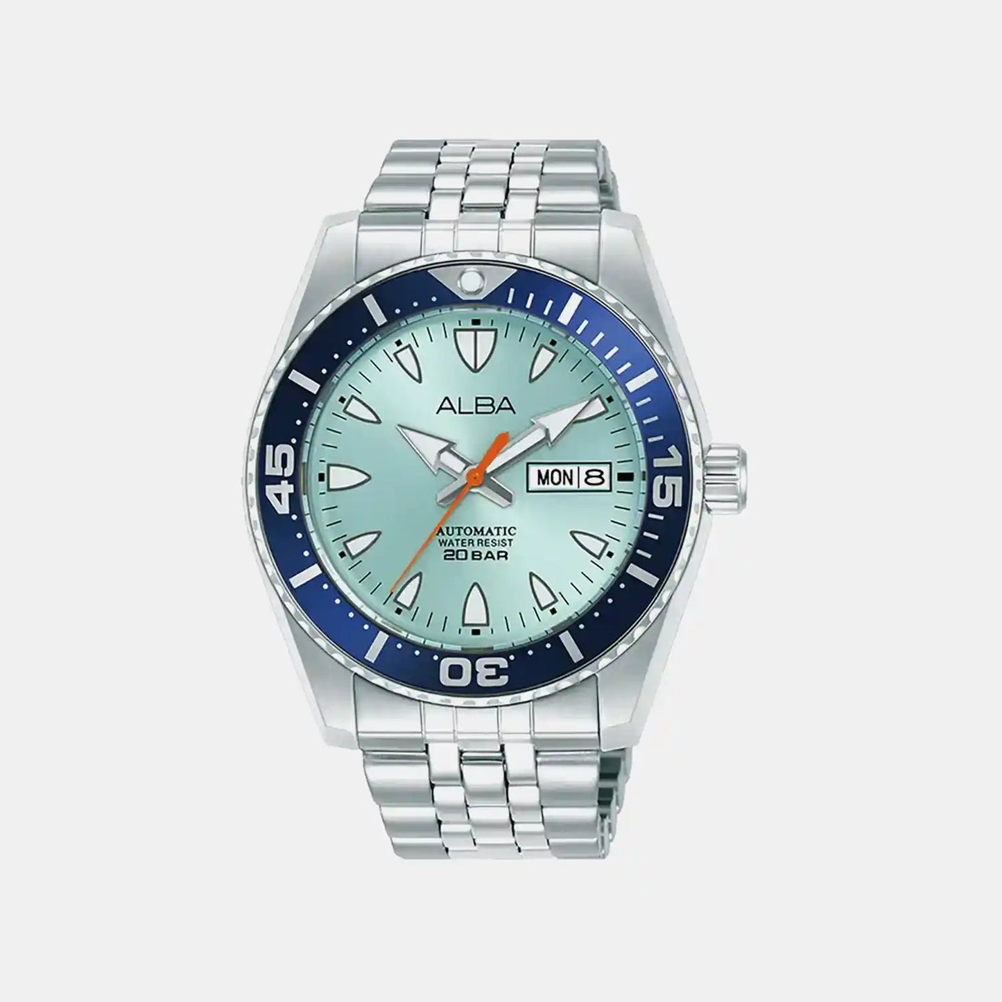 Men Automatic Blue Dial Chronograph Stainless Steel Watch AL4769X1