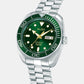 Mechanical Men Automatic Green Dial Analog Stainless Steel Watch AL4817X1