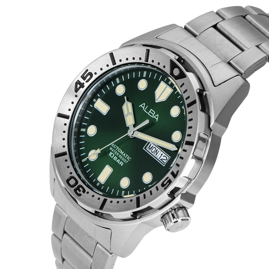 AL4371X1 Green Dial Automatic Watch