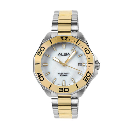 AG8P21X1 Mother of Pearl White Ladies Watch