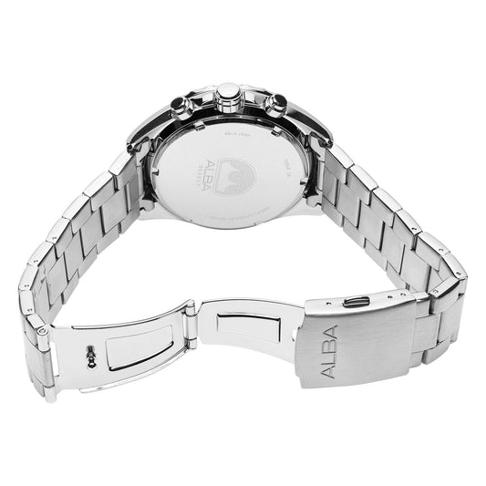 Alba AM3811X1 Ink Black Chronograph