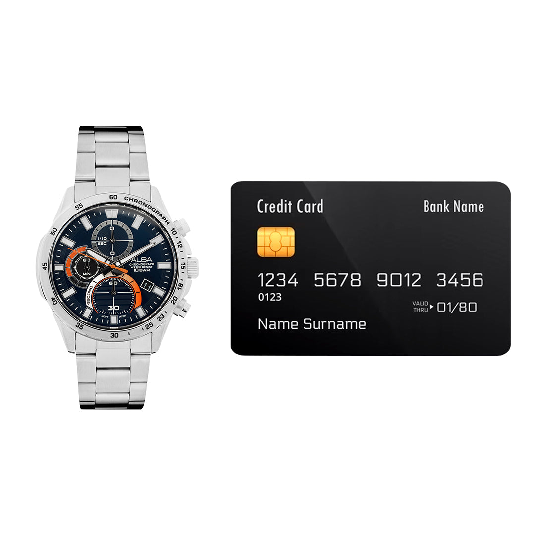 AM3971X1 Navy Blue Chronograph Watch